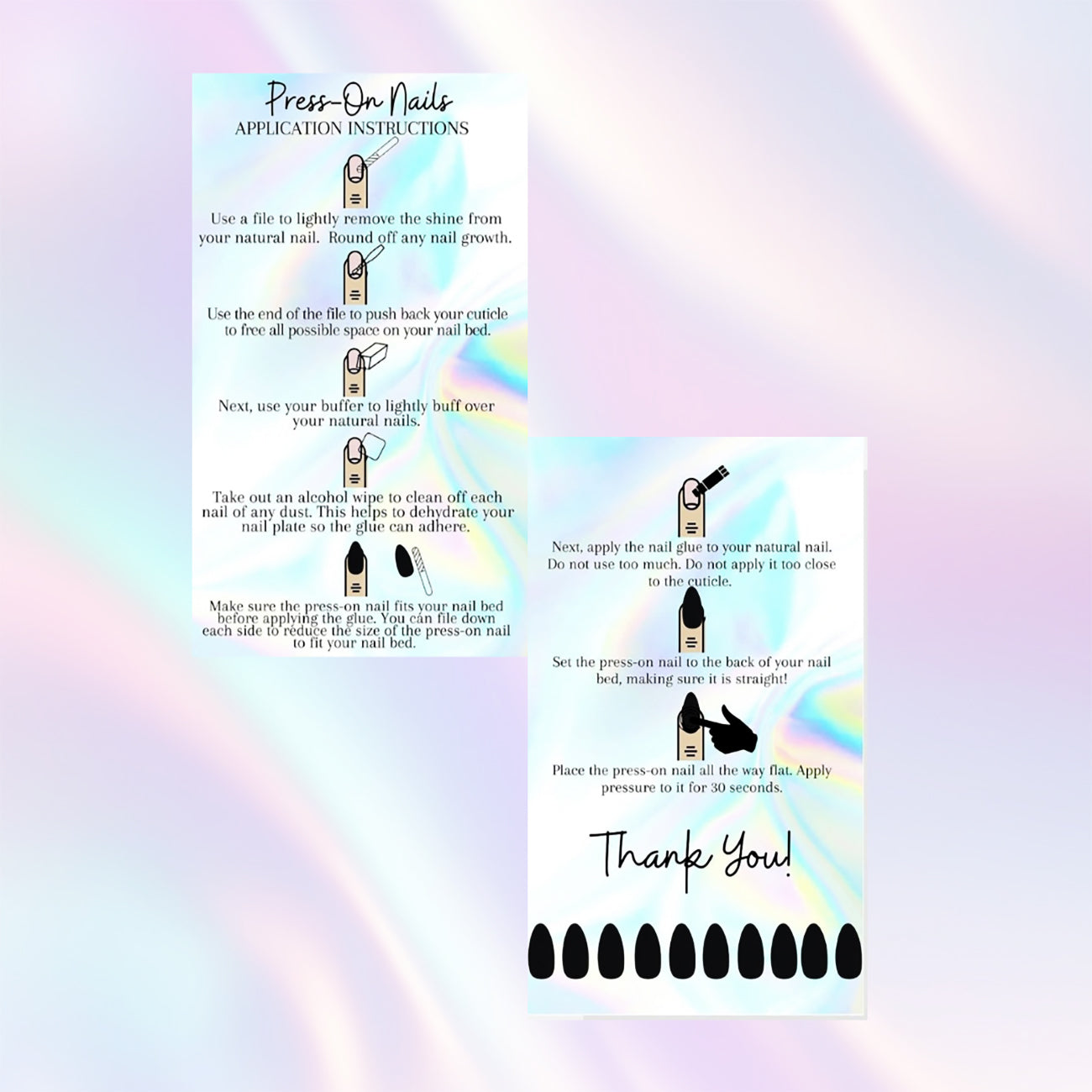 Holographic Mermaid Set