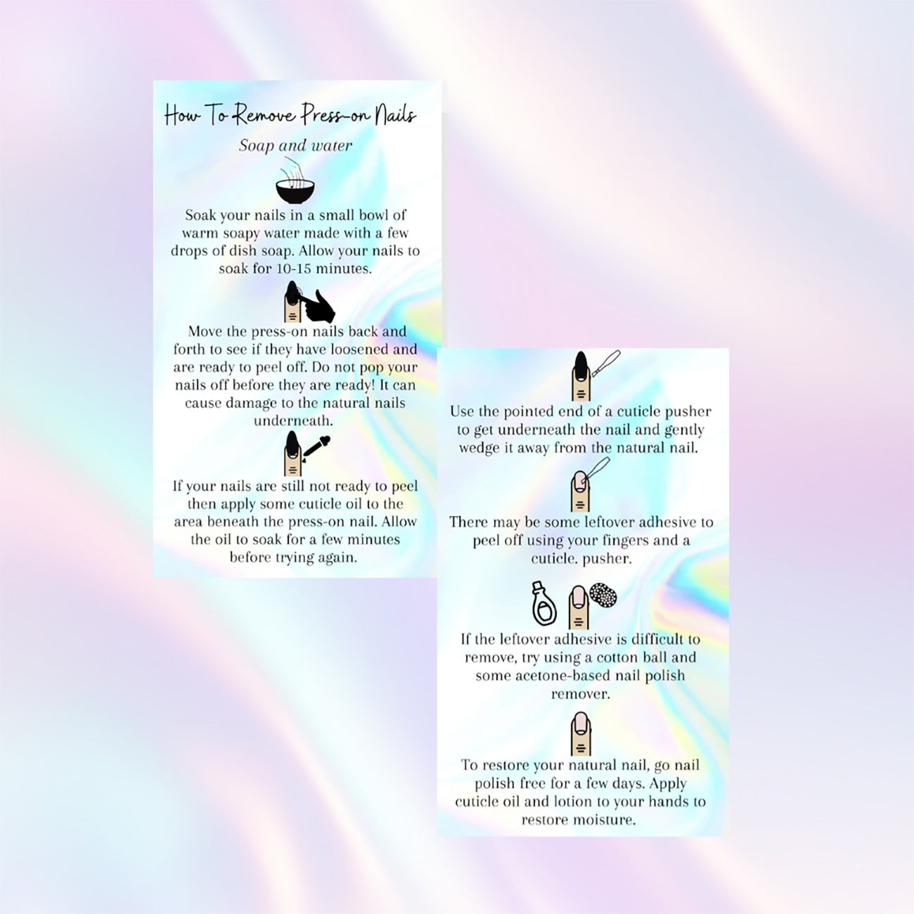 Holographic Mermaid Set